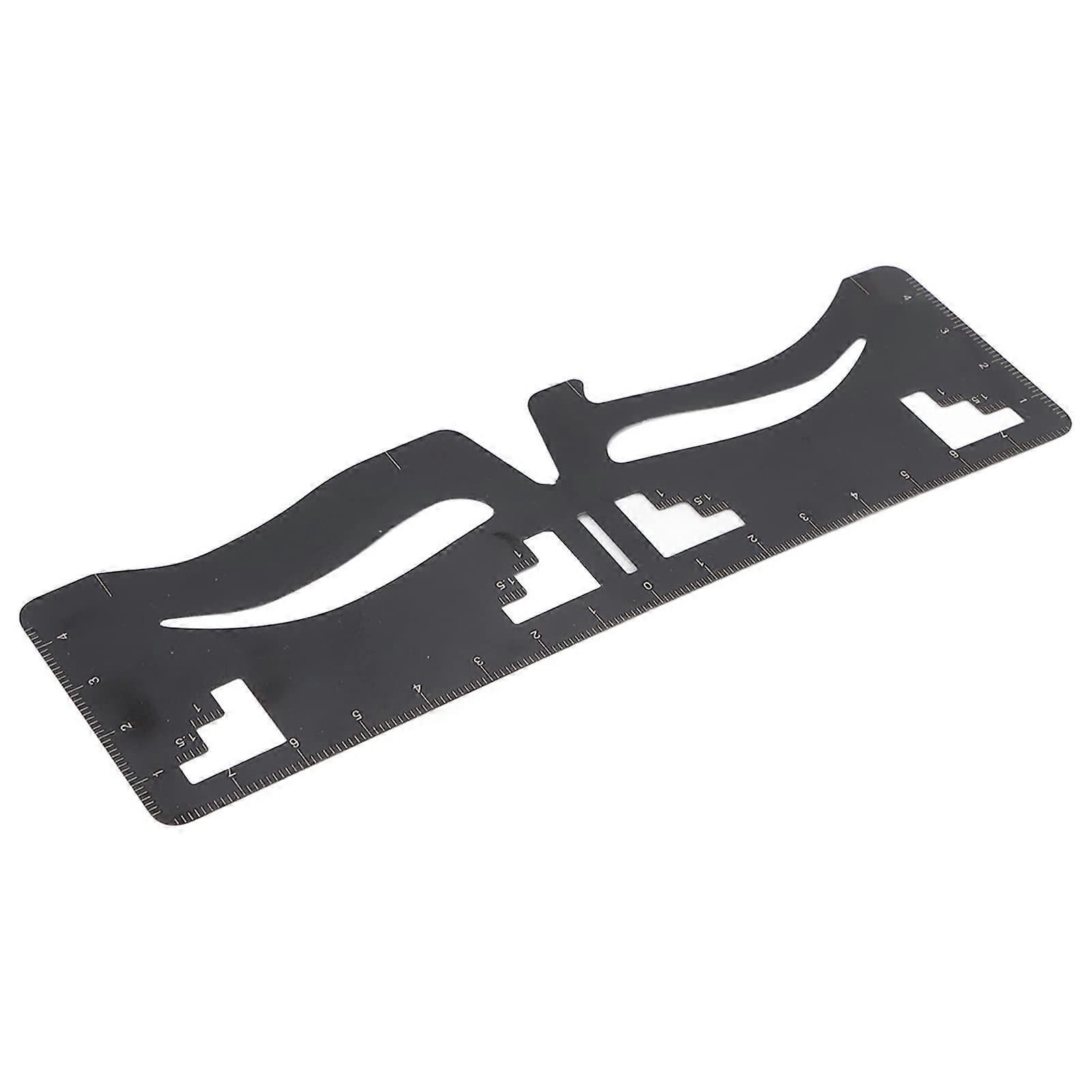 Eyebrow Ruler Stainless Steel for Microblading Tattoo Artists Precision Brow Alignment Tool