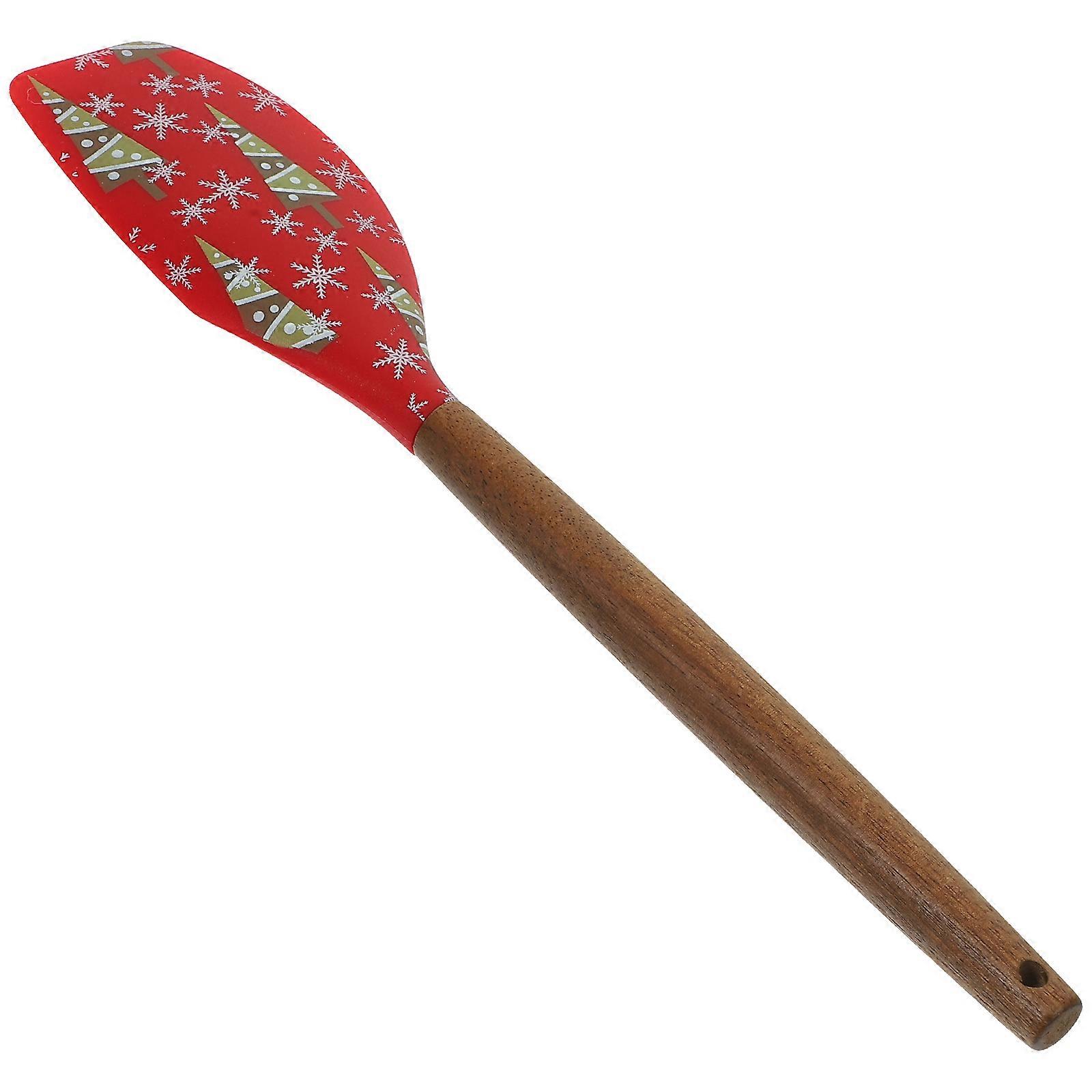 Silicone Christmas Cream Spatula Baking Tool for Kitchen Use 3Pcs