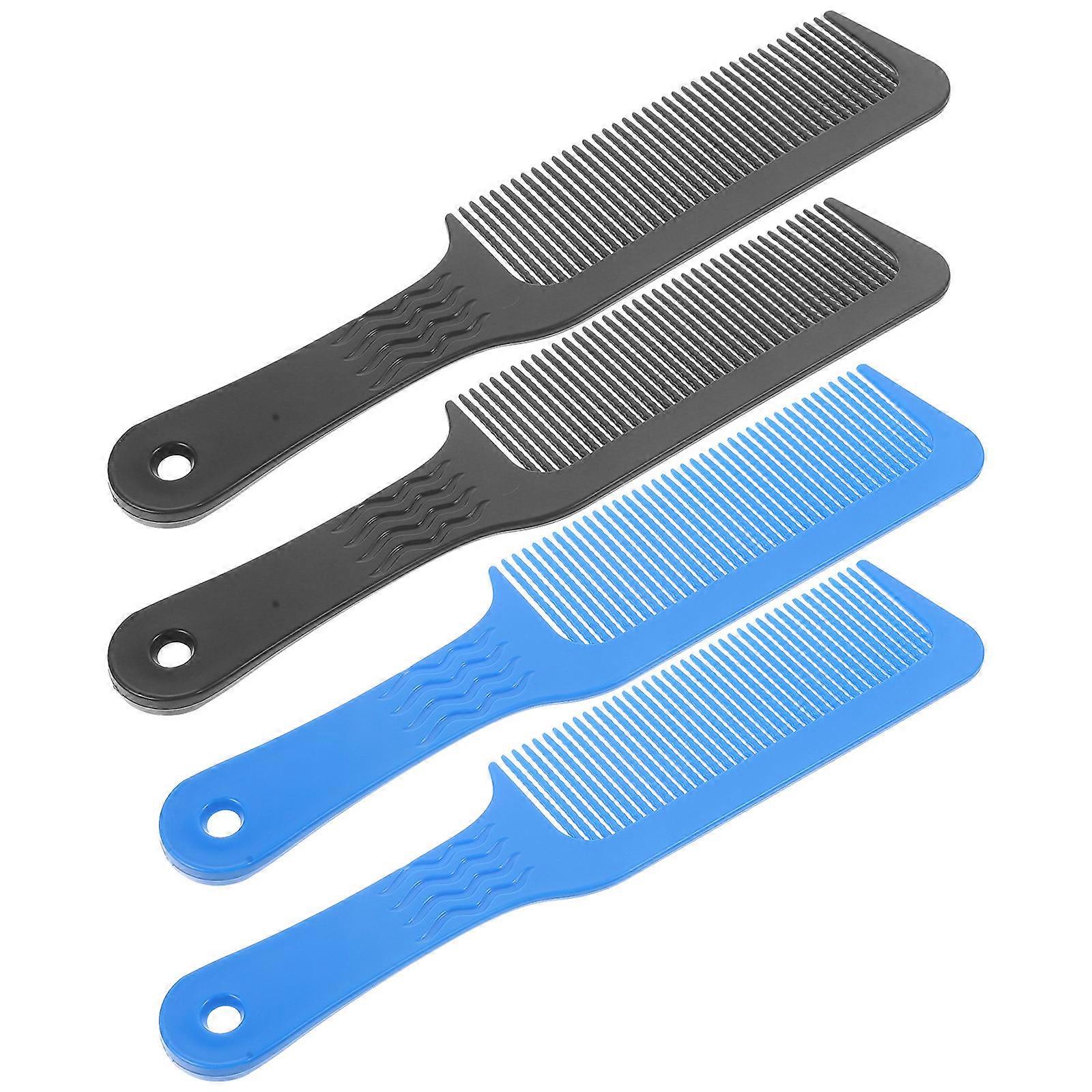 Antistatic Comb Hairdressing Comb for Cleaning 4Pcs Portable Plastic Combs