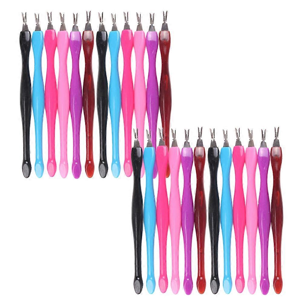 Dead Skin Fork Practical Cuticle Remover for Nail Art Use 1Set Pack