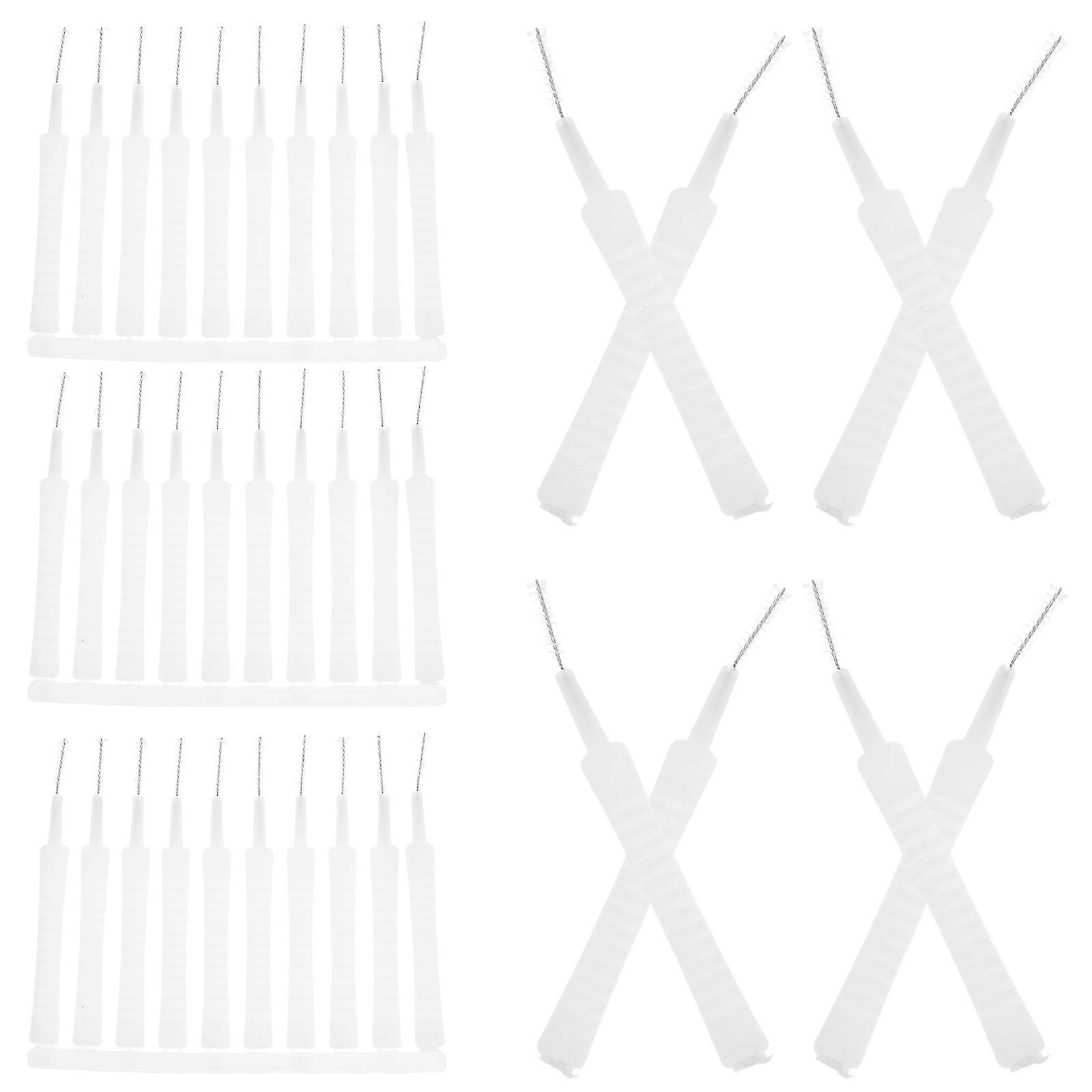 Multi-Function Small Hole Cleaner Tool For Bathroom Maintenance With User-Friendly Handle For Dirt Removal 50Pcs