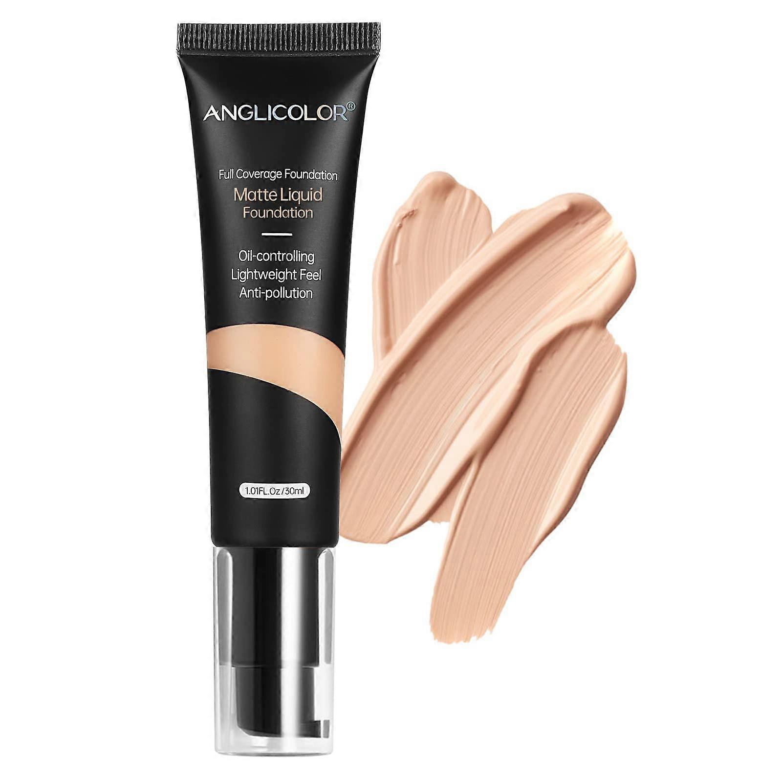 Matte Oil Control Full Coverage Foundation Waterproof Long Lasting for Oily AcneProne Skin B103