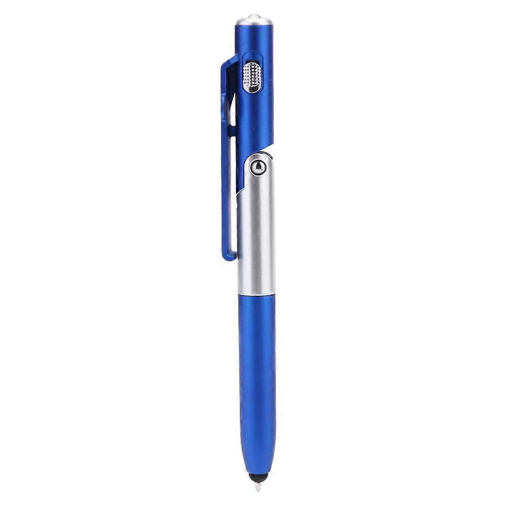 Mojoyce Multifunction Ballpoint Pen Folding LED Light Mobile Phone Stand Pen (Blue