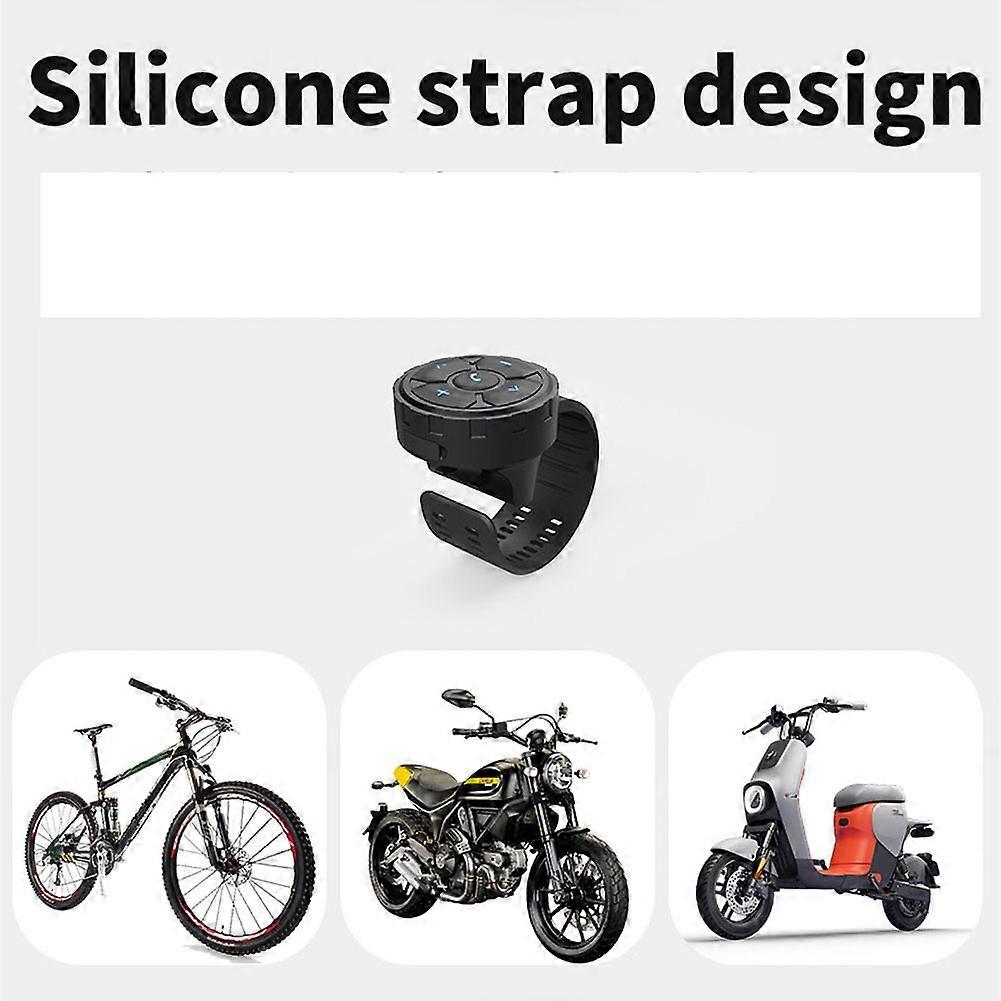 Robot Wireless Bluetooth Remote Button Universal Motorcycle/Bike Handlebar Media Controller Car Steering Wheel Control