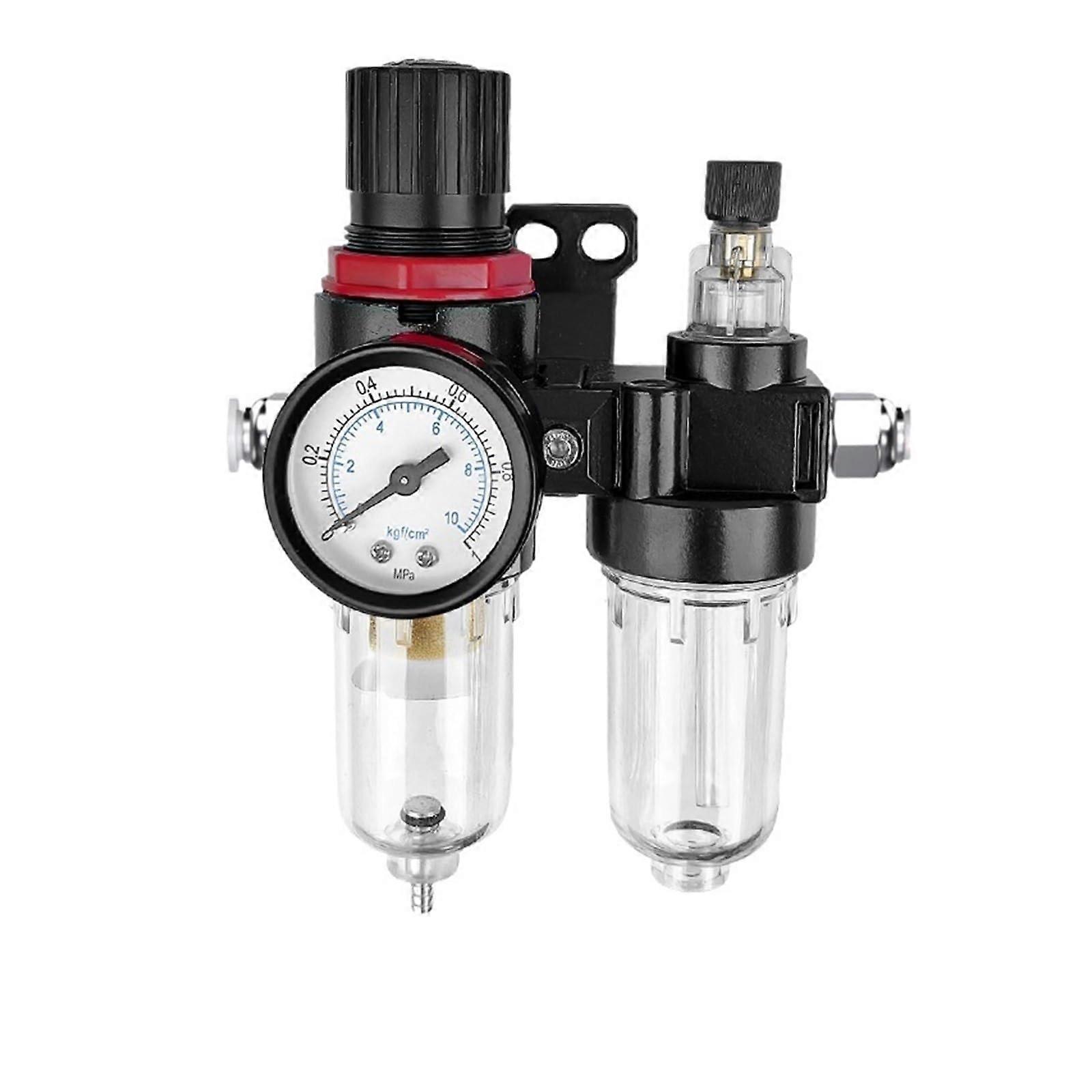 Air Compressor Filter Regulator AC200002 with Manual Drain, Efficient Oil Water Separation