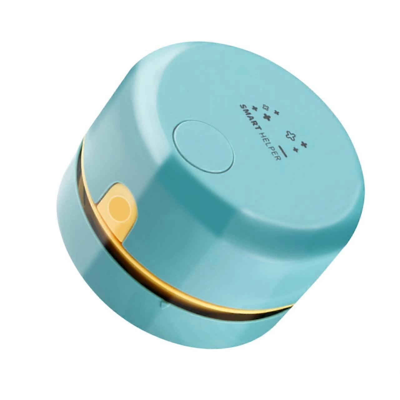 Mini Desktop Vacuum Cleaner Rechargeable Keyboard Dust Remover USB Table Cleaner Silver