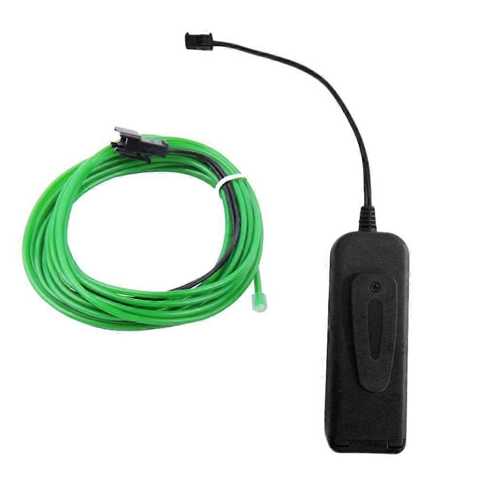 Neon Glow Cable Set with Vibrant Green LED LightUp for Custom Signs, Multiple Lengths