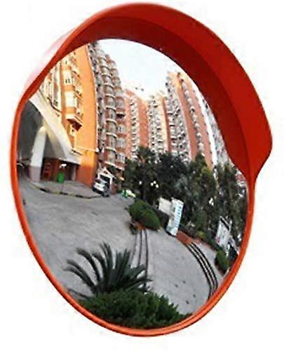 Convex Traffic Mirror Outdoor WideAngle Vision PC Road Safety Mirror with Adjustable Viewing Angle