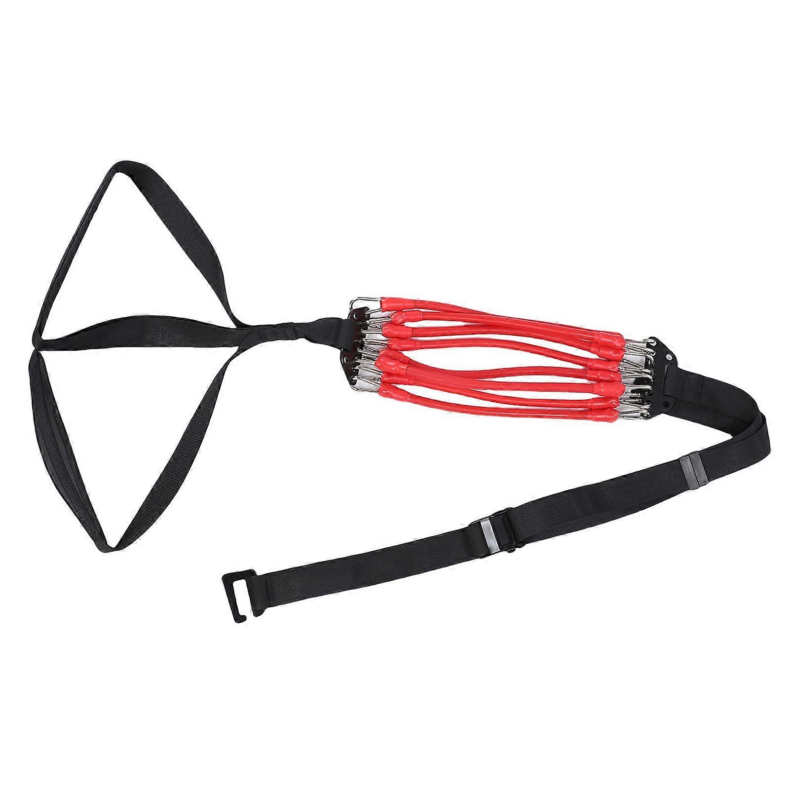 Pull Up Assistance Band with Adjustable Resistance Levels and  Elasticity Support Black