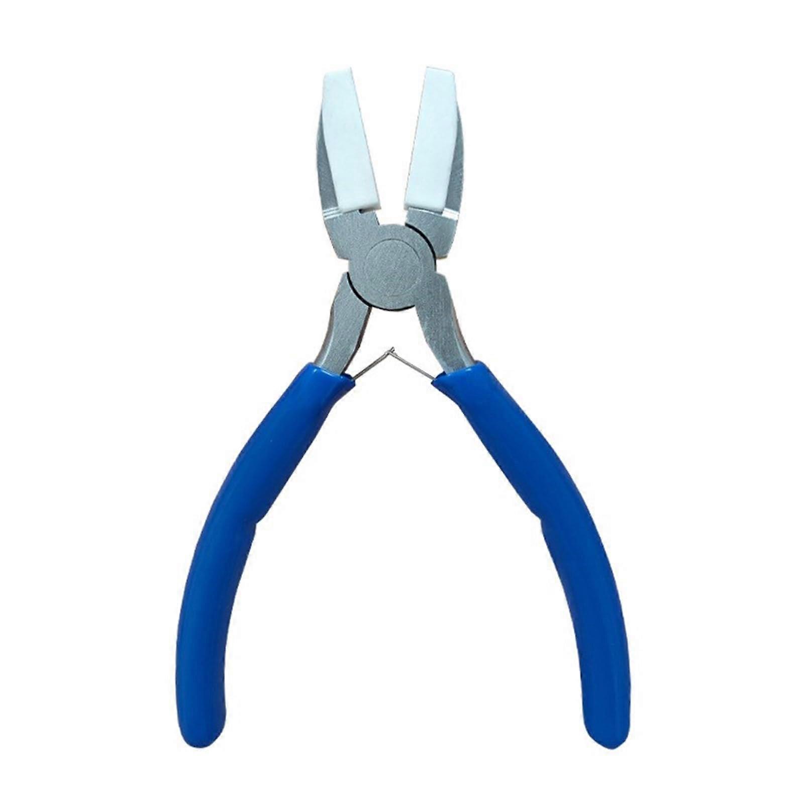 Jewelry Pliers with Scratch Nylon Jaws, Flat Nose Design for Beading  and Making