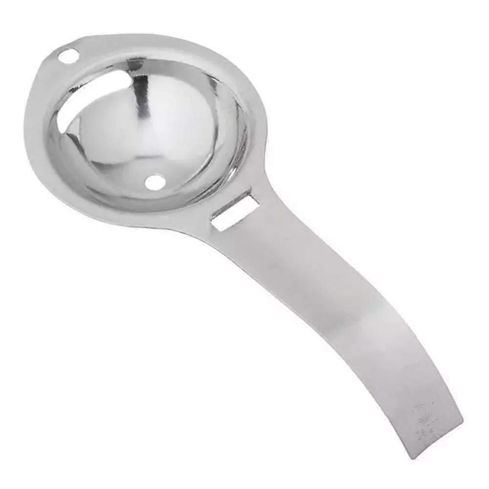 Egg Separator Stainless Steel Long Handle Quick Yolk Separation Tool for Baking and Cooking