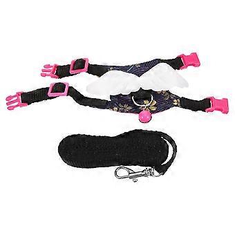 1 Set Convenient Small Animal Harness and Leash Set for Hamster Guinea Pig Bunny Rabbits Ferret