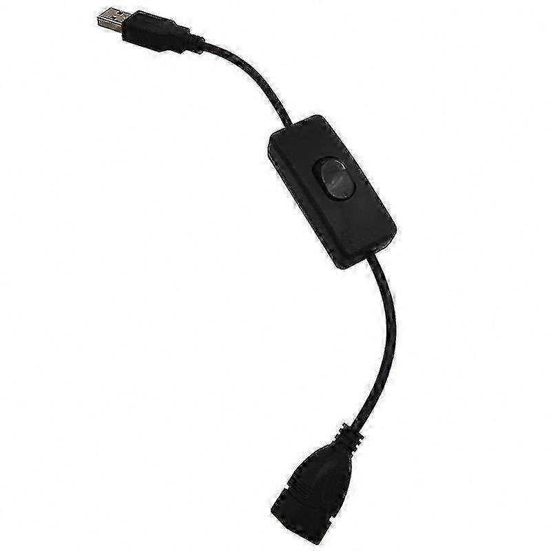 USB 2.0 Extension Cable with On/Off Switch for Desk Lamp and USB Fan