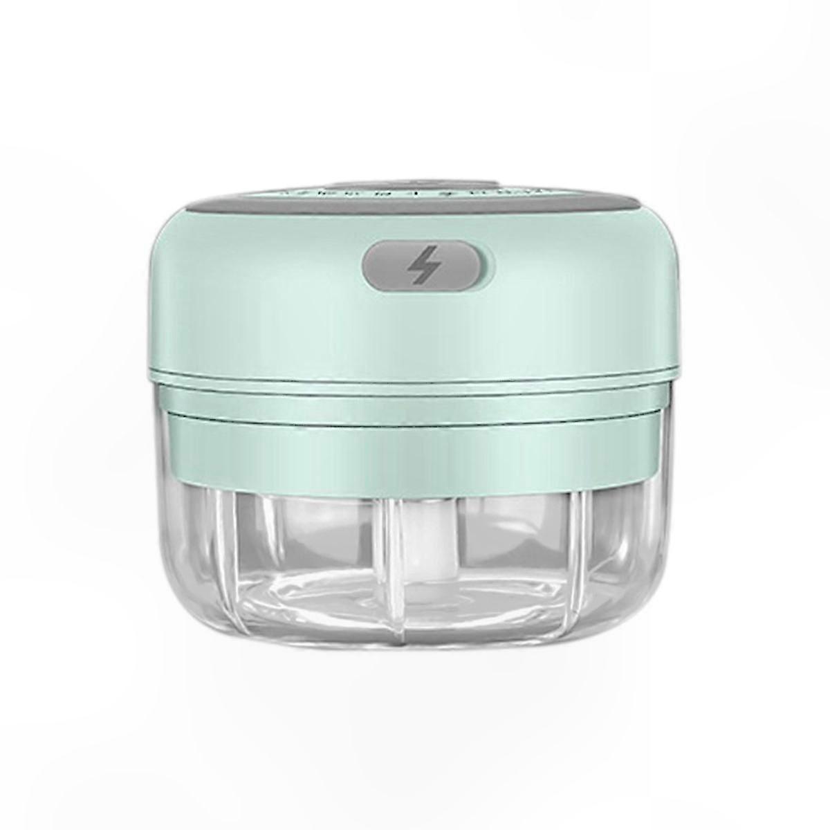 Mini Electric Garlic Chopper Ginger Masher Tool Green