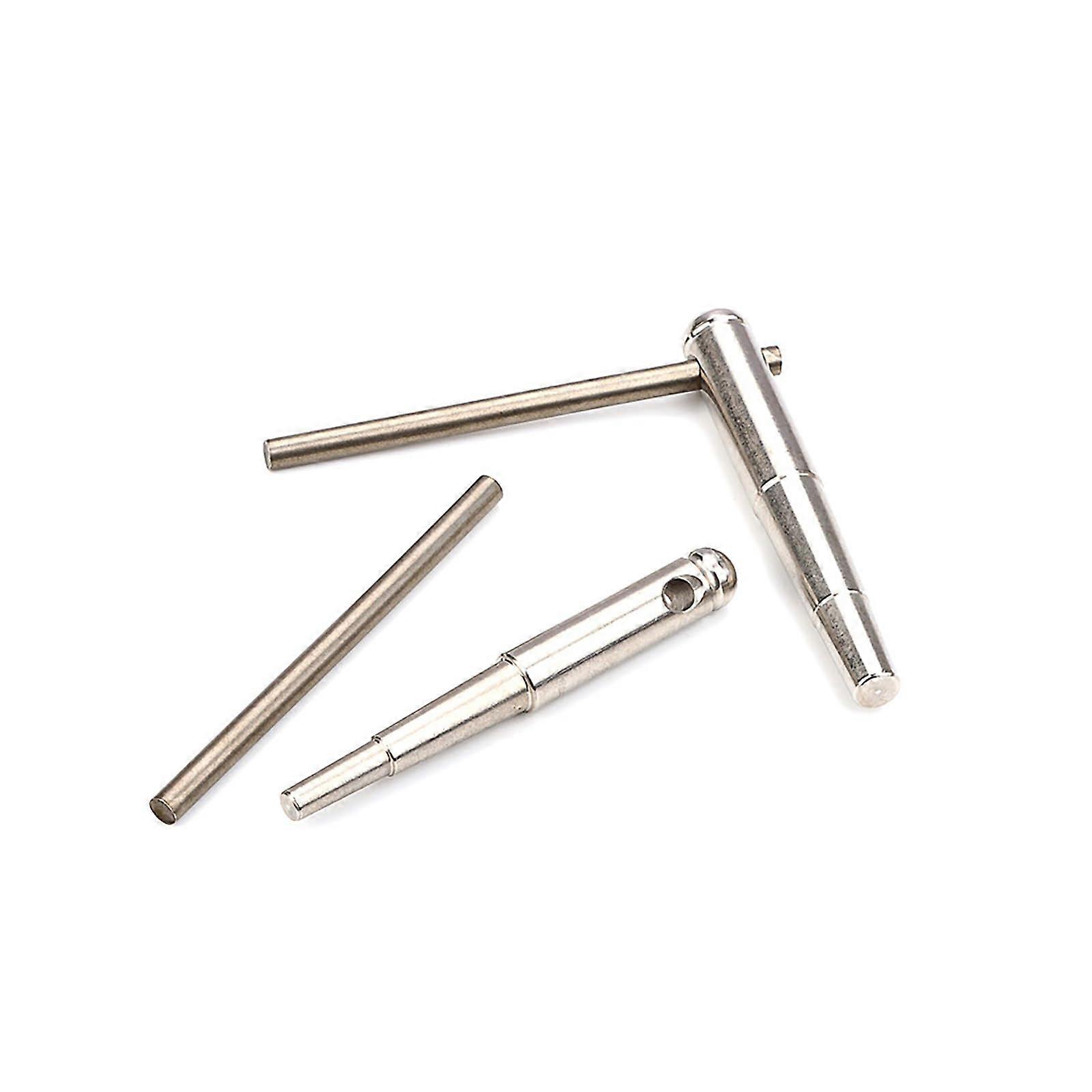 2PCS T Handle Ratchet Tap Wrench for Threading with Precise Torque Control and Durable Metal Grip