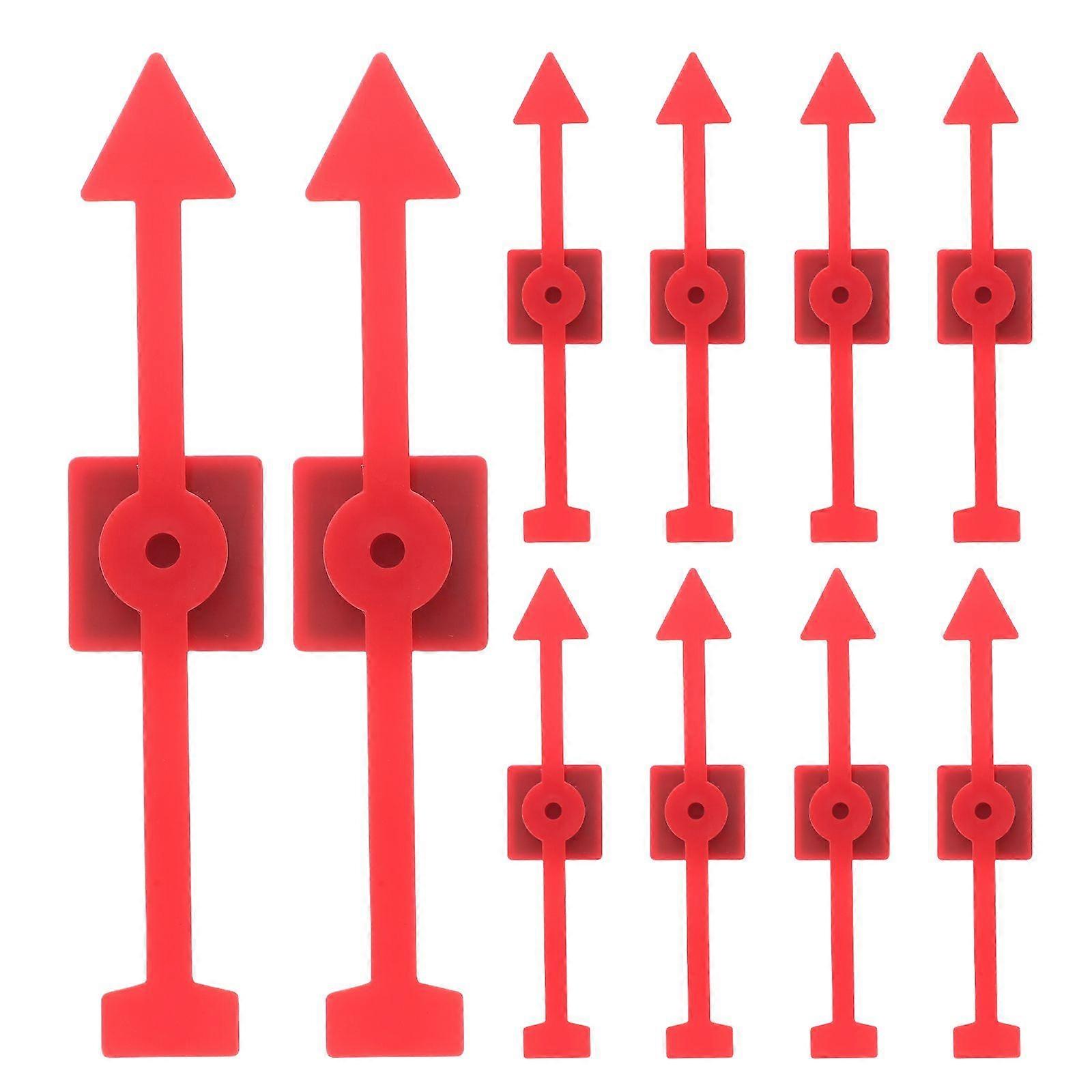 10PCS White Board Pointers Math Games Pointers DIY Project Pointers Plastic Arrow Pointers for Classroom Activities and Board Games