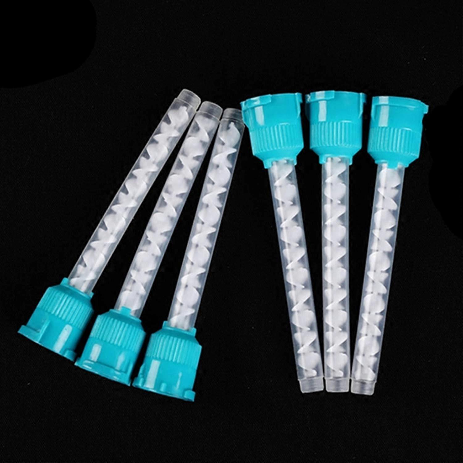 Green Dental Mixing Tips 48 Pack for Consistent Material Mixing and SingleUse Hygiene