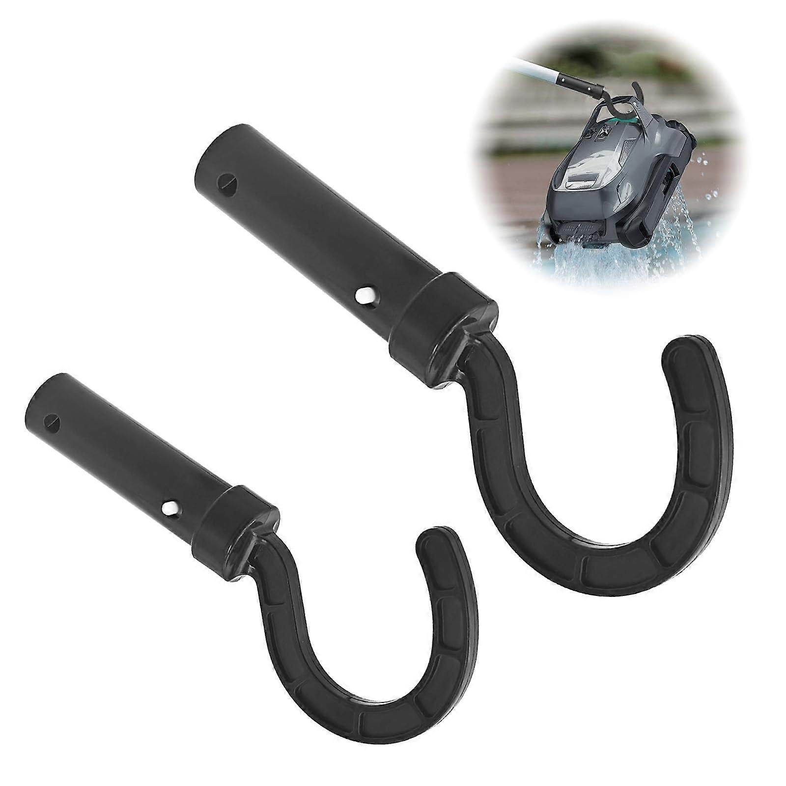 Pool Vacuum Replacement Hook for Telescopic Pole, Universal Robotic Cleaner Accessory 2PCSB