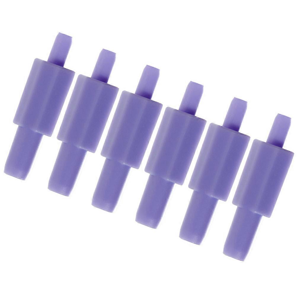 Electric Breast Pump Backflow Adapter for Connecting 6Pcs Purple Connector Set