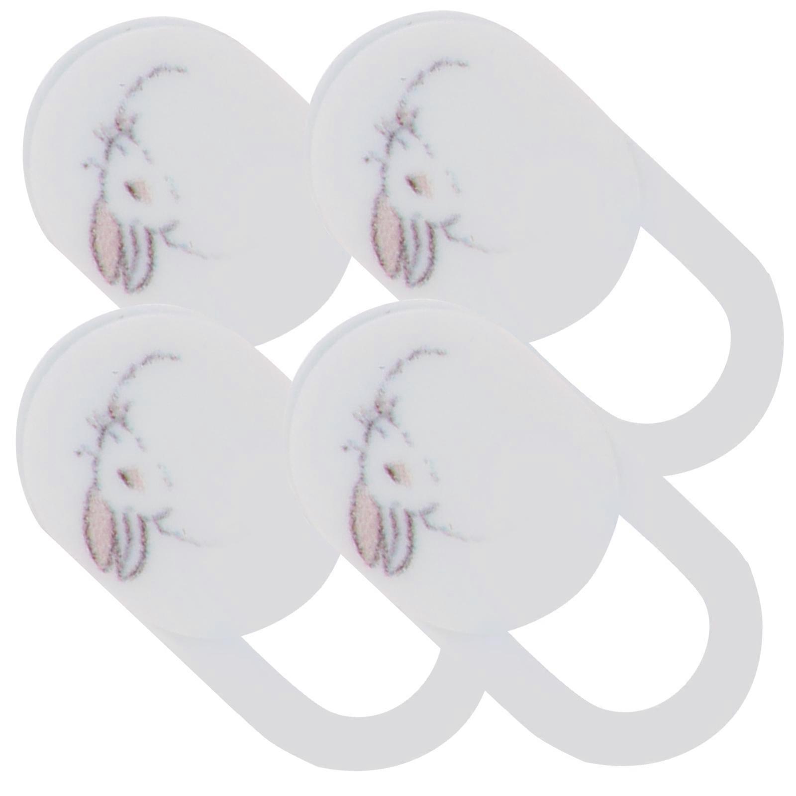 Webcam Cover Slide for Computer Camera Privacy 8Pcs White ABS Laptop Covers