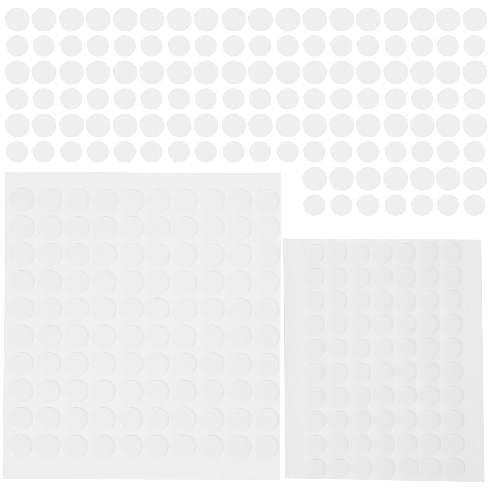 Transparent Double Sided Dot Stickers for Secure Wall Hanging 10 Sheets