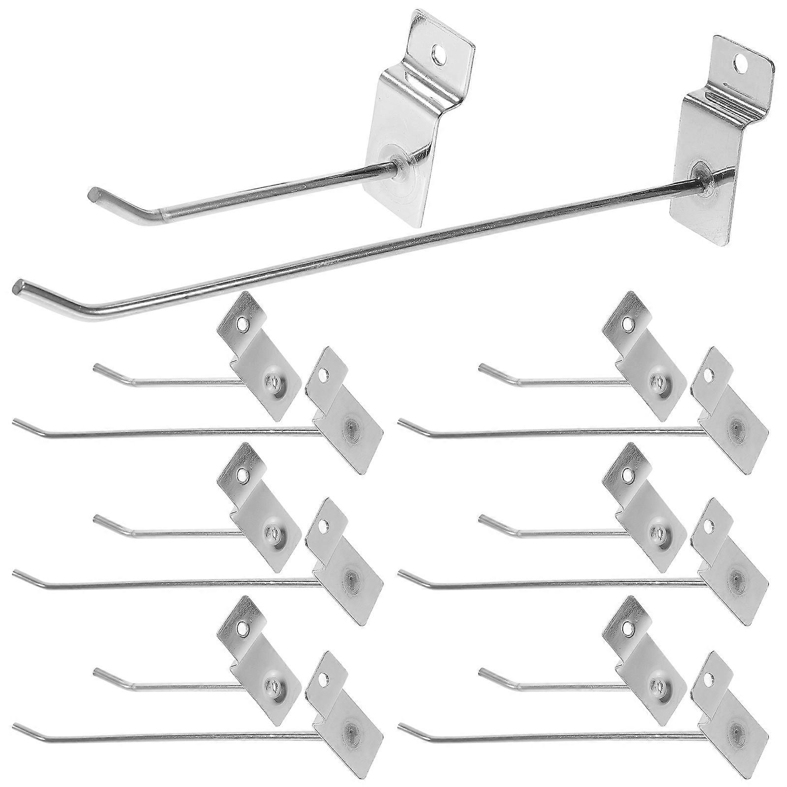 Utility Pegboard Hook for Tool Storage 50Pcs Silver Iron Hooks