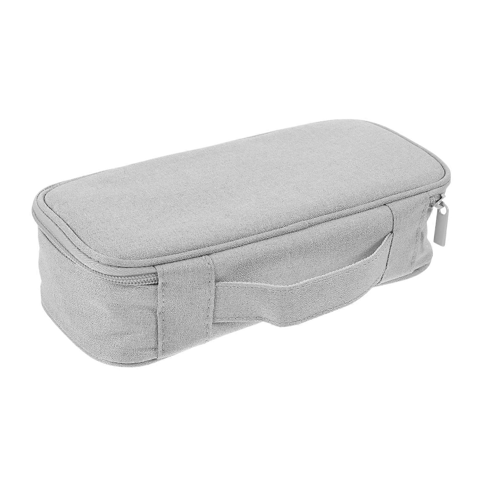 Electronics Travel Organizer with ScratchResistant Hard Shell, Grey Cable Organizer Case for Accessories