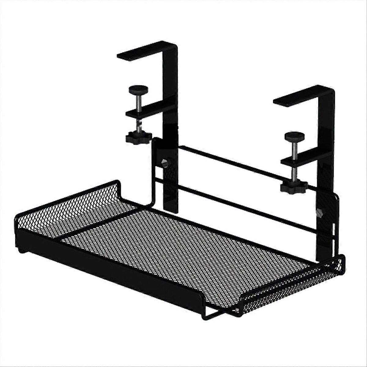 Under desk cable management tray, workstation storage, style 2