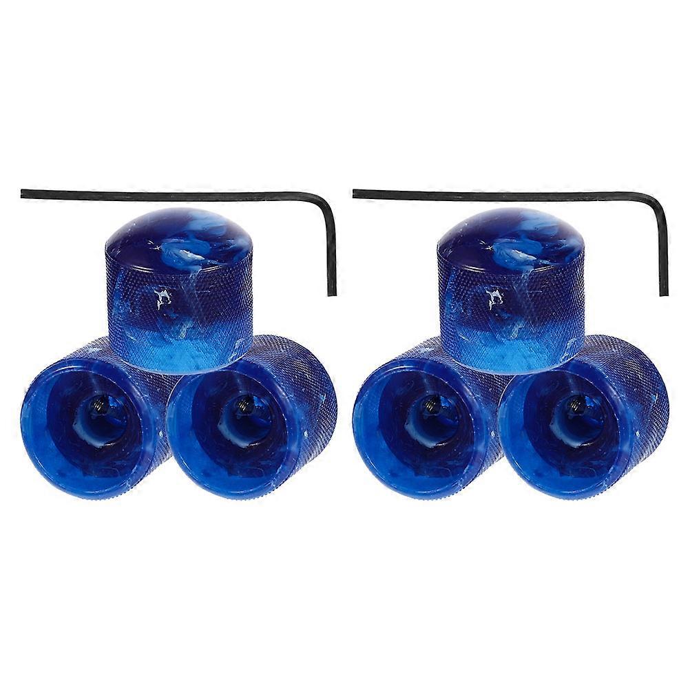 Electric Guitar Potentiometer Knobs for Volume Control 8Pcs with Wrench