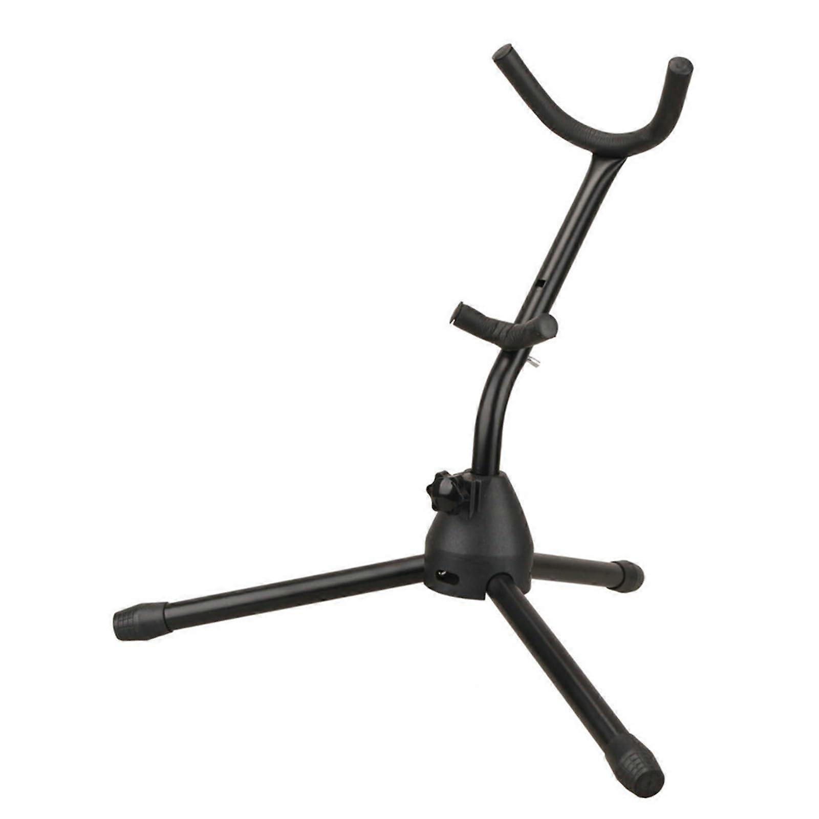 Foldable Tenor Saxophone Stand with Secure Padded Support and Stable Tripod Base for Beginners