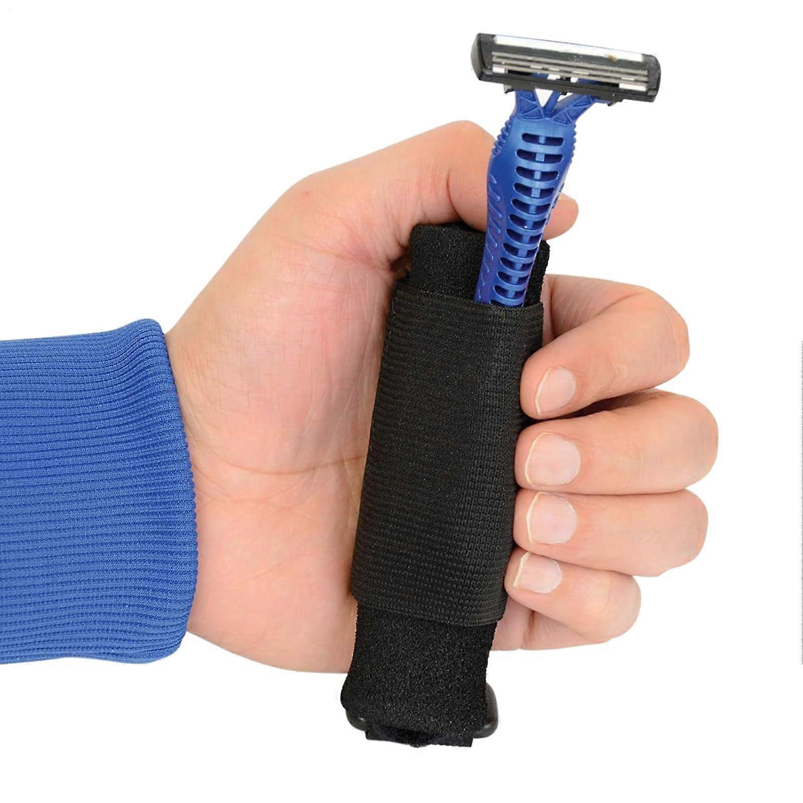 Adaptive Utensil Holder with Comfortable Foam Cuff, Adjustable Hand Strap for Elderly and Disabled