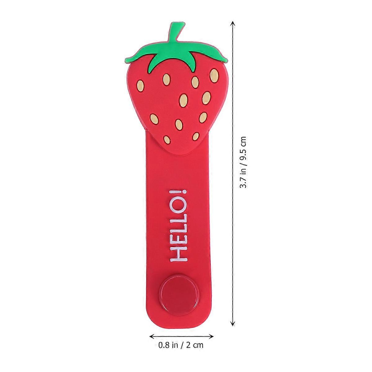 Data Cable Wire Holder Silicone Cable Winder for Organizing Strawberry