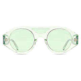 Calvin Klein CKNYC1952S 329 Vollrand-Sonnenbrille Kristall Hellgrün Unisex Pilot Sonnenbrille UV0 Original