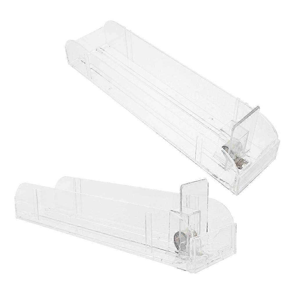 Automatic Pusher Rack | Transparent Plastic Single Sided for Store Display