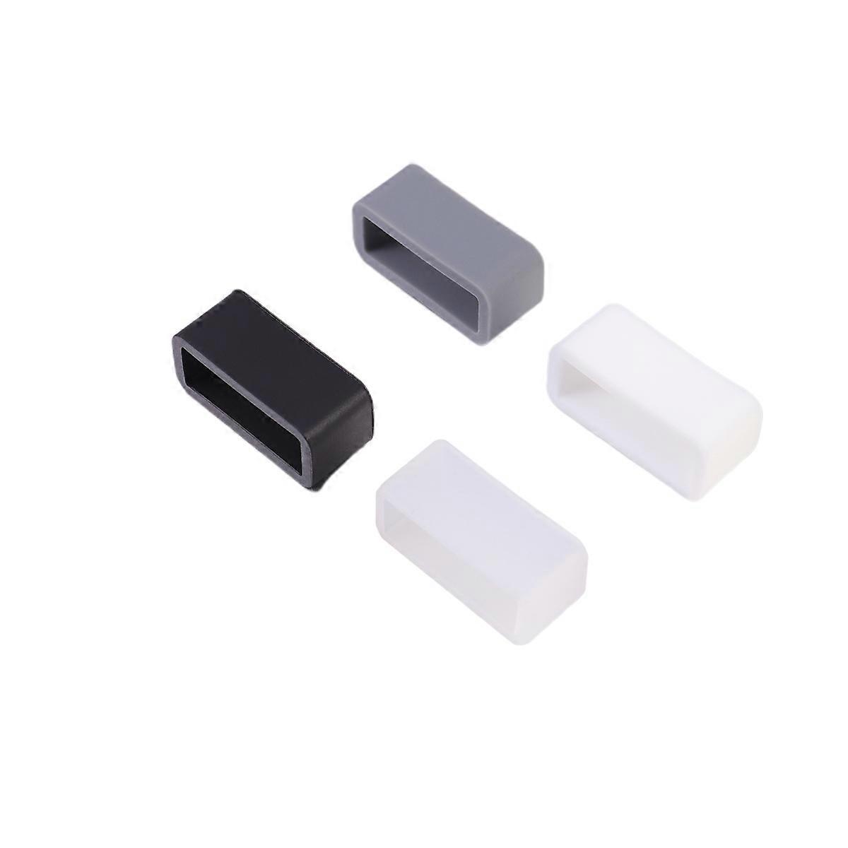 Watchstrap Looping Ring Silicone Bezel for Watch Use 4Pcs Set