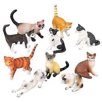 Simulazione di mini gattini, modello di figura - Un ornamento per la casa e un regalo giocattolo per bambini