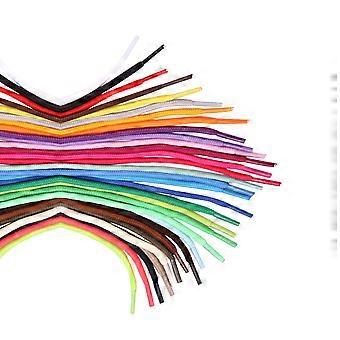 30pcs substituição redondo cadarços sapatos coloridos cadarços cordas para sapatos esportivos tênis patins (0.8m)