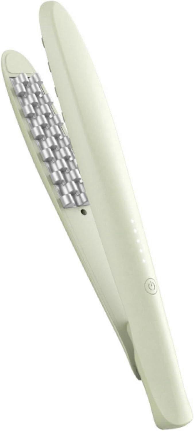 Curling Iron, Root Volume, Adjustable Temperature, Ceramic Glaze, 1Pcs, with Comb (Green)