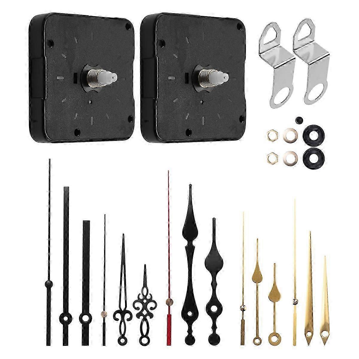 Clock Mechanism Kit Battery Powered,Quartz Clock Movement Replacement,Wall Clock Parts Motor Replace