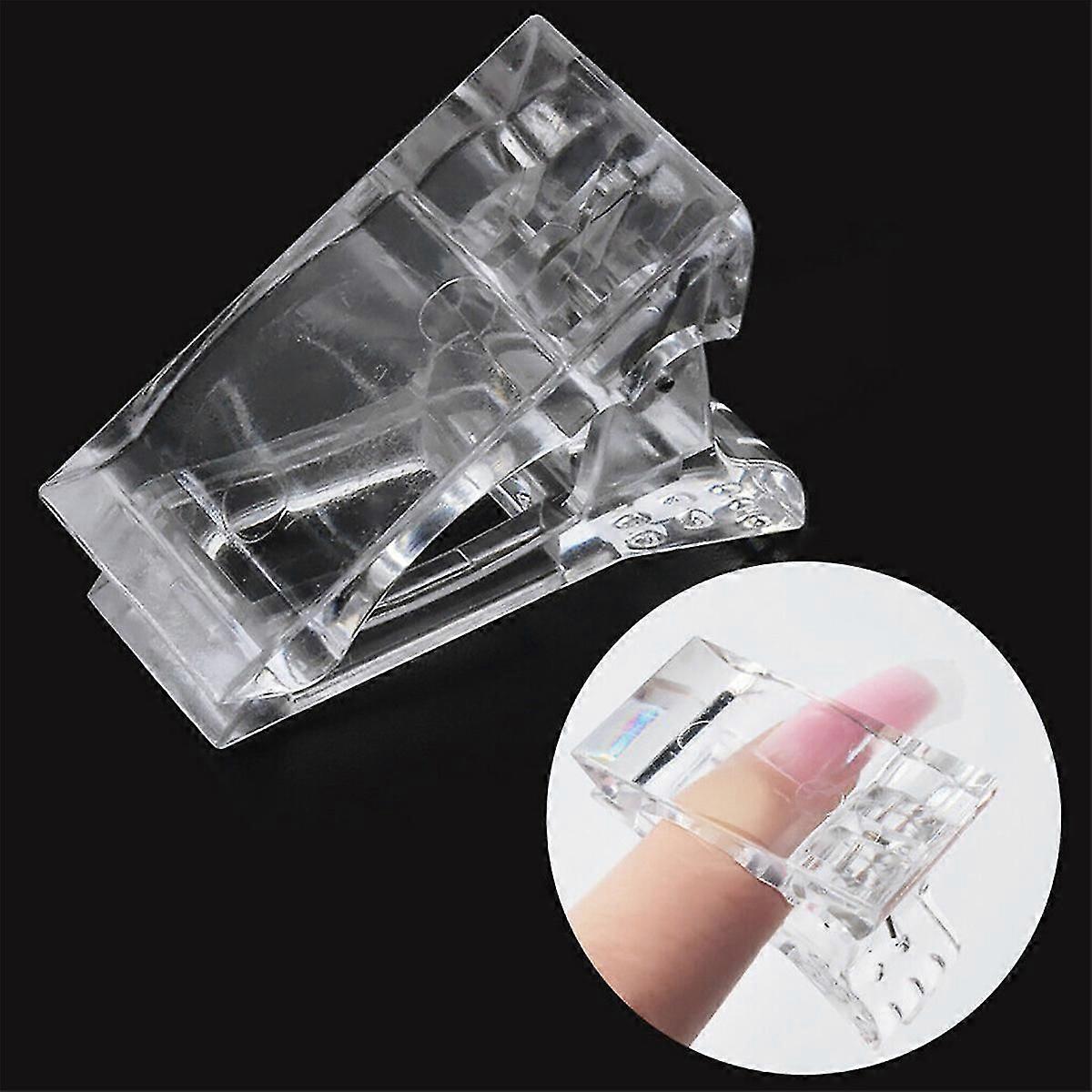 Nail Tips Fix Clip For Quick Building Gel Quick Nail Builder Clamp Nail Pinching Clips Outil de manucure