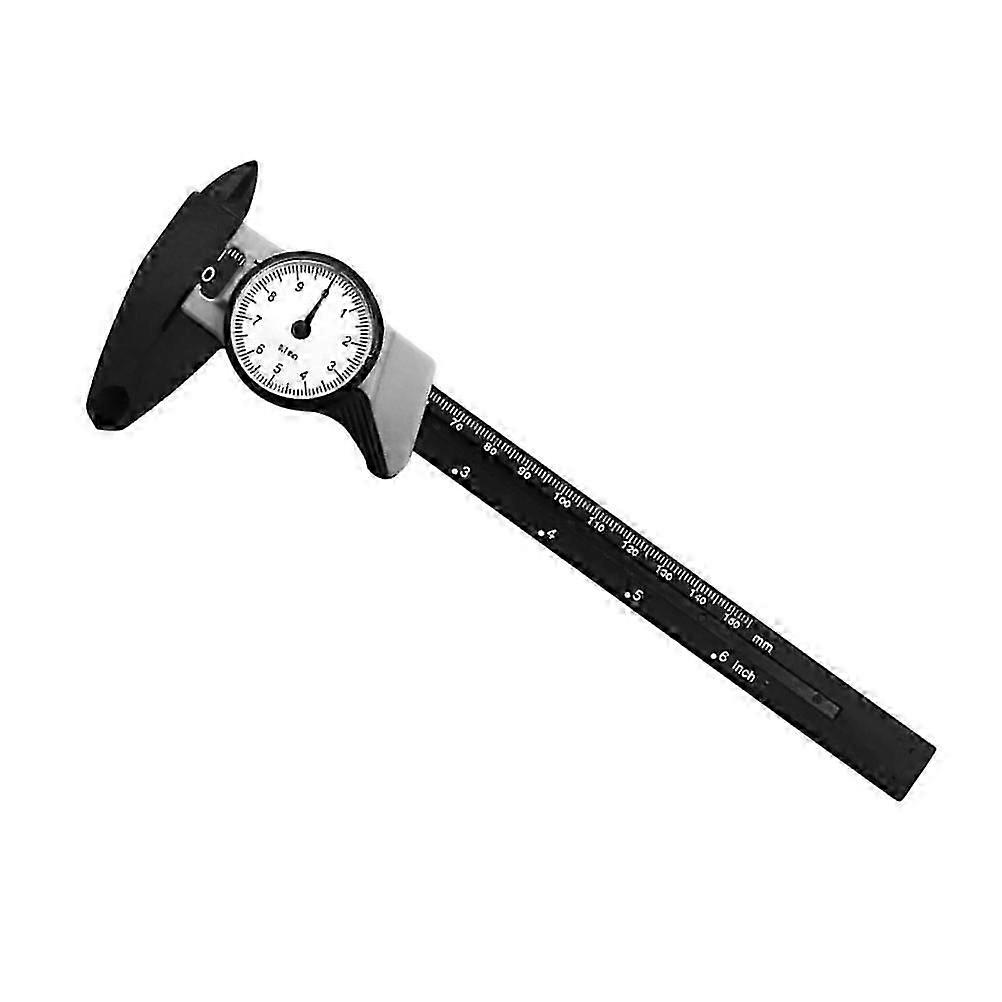 0-150mm Plastic Caliper, High Precision Measuring Tool for Inside Outside Depth Step