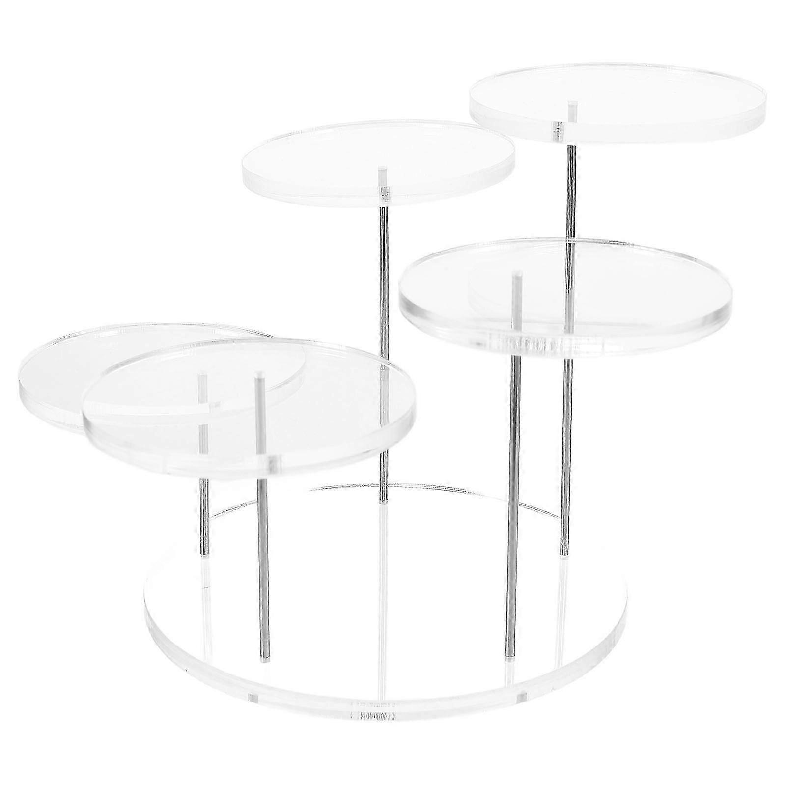 Jewelry Display Stand Acrylic Display Shelf Riser Organizer Clear Riser