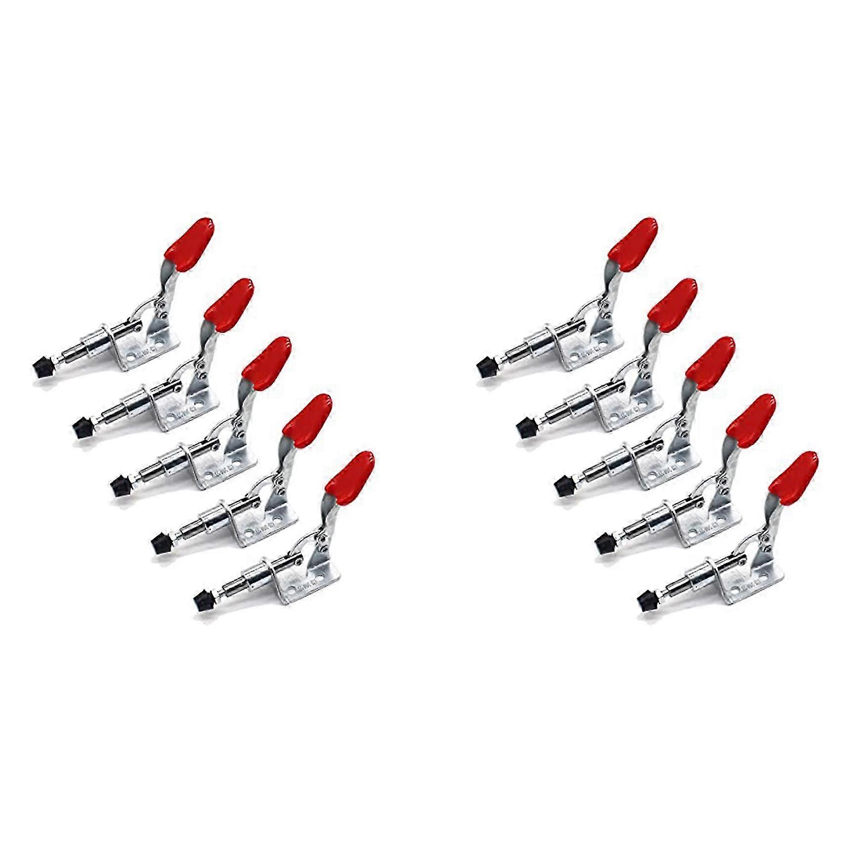 10 PCS Pull Latch 301AM Adjustable Toggle Clamp Stroke Clamp Push Pull Toggle Clamp Quick Release Hand Tool