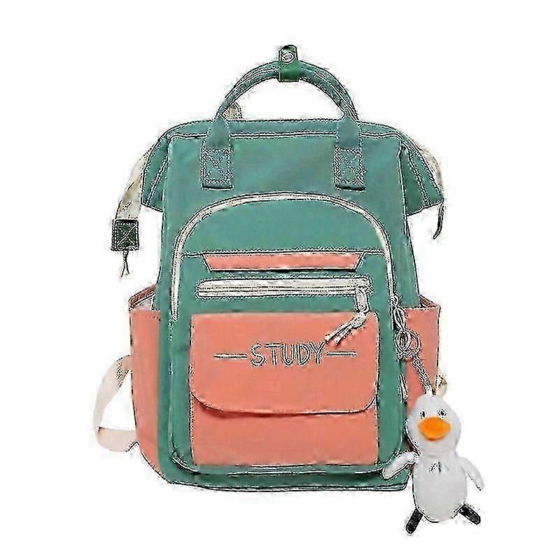 Color block large-capacity trendy backpack#3