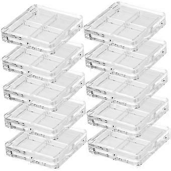 Transparente Make-up-Palette – Kompakter und nachfüllbarer Reiseorganizer für Lidschatten und Kosmetik