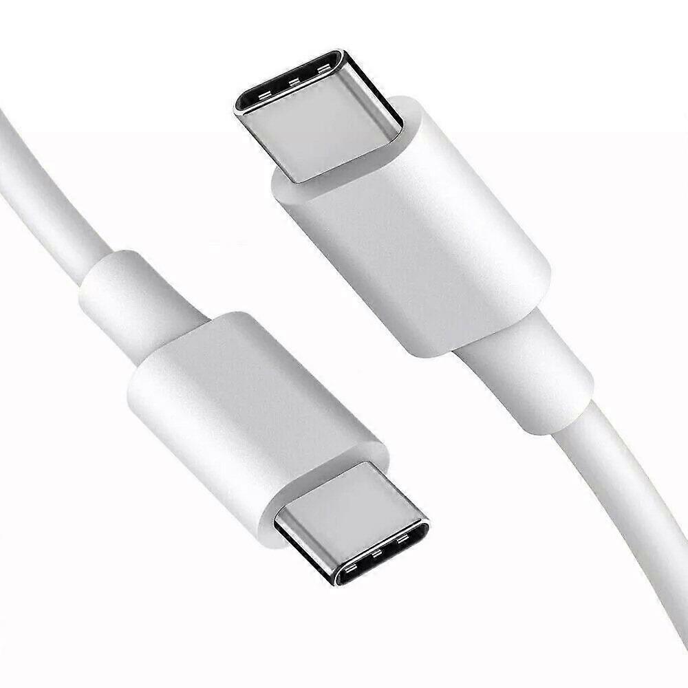 USB-C to USB-C Cable 2.4A Fast Charge 1M White