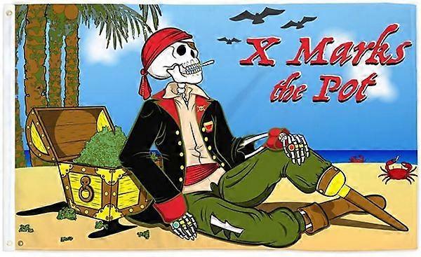 Flag Joint X Marks the Pot Flag FZC-252