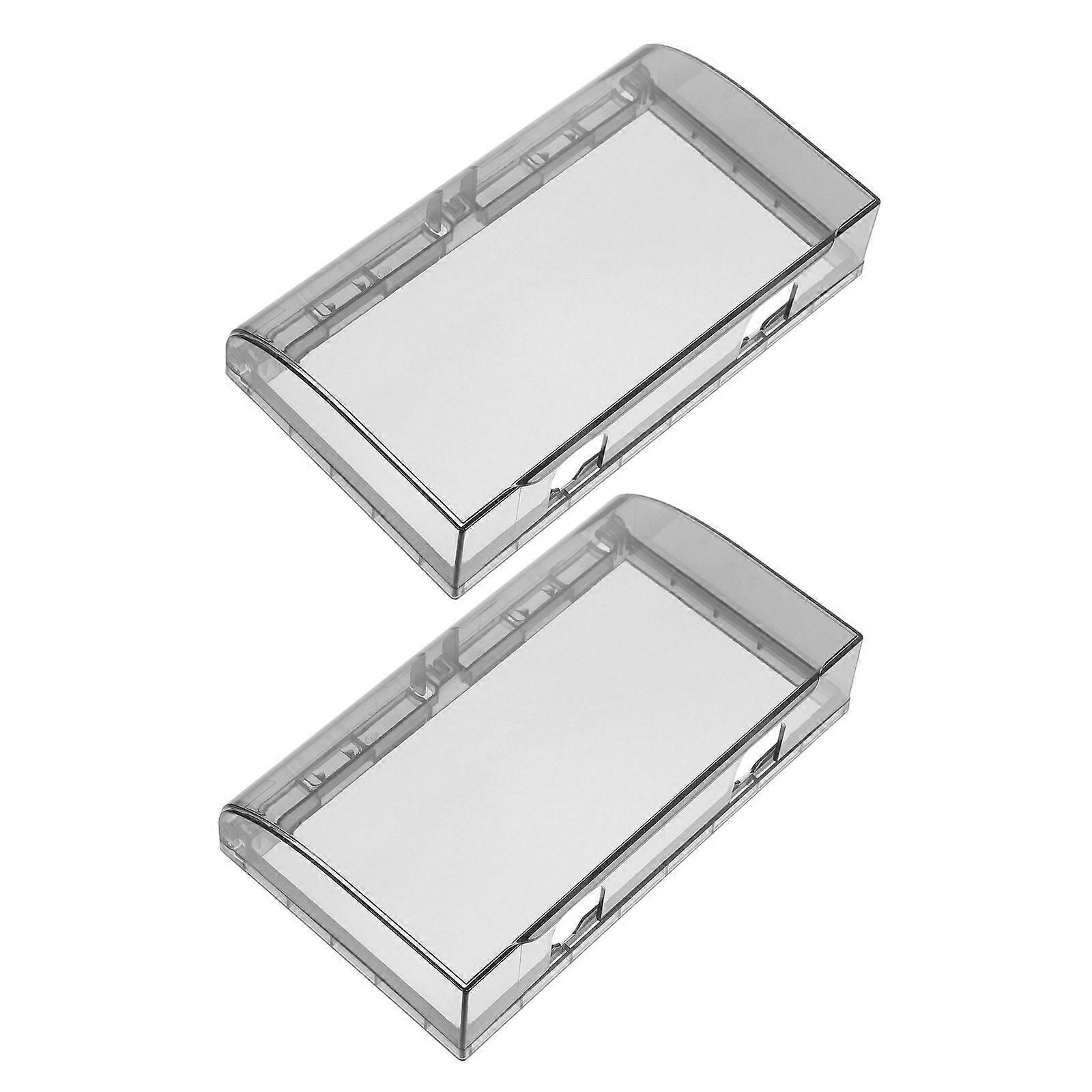 2pcs Waterproof Socket Outlet Cover Wall Switch Cover Plug Protector Supply