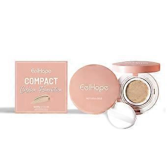 Eelhope firming air cushion foundation make-up (natural color) natural light and thin concealer lasting, not easy to take off makeup, not false white 