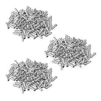 450pcs kabel ende bremse kabel hætte, aluminium mountain cykel bremse kabel cap ende spidser crimp